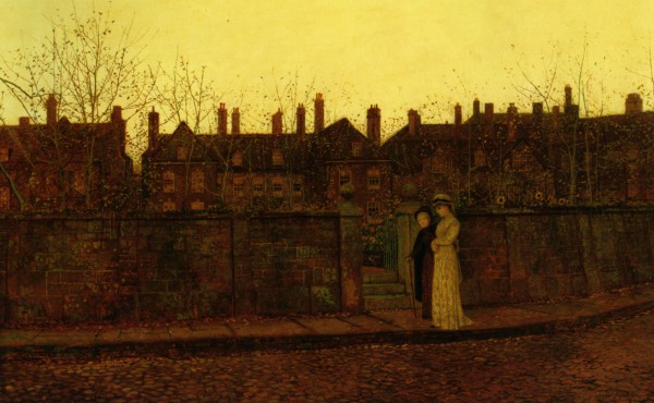 In the Golden Gloaming by John Atkinson Grimshaw